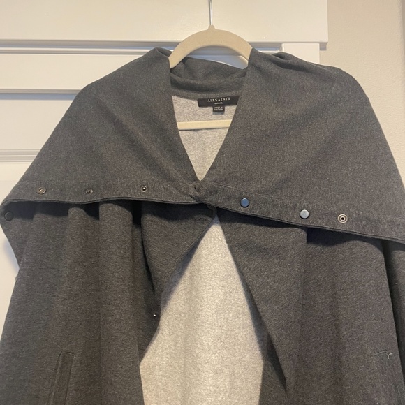 All Saints Button Snap Jacket - Picture 3 of 4